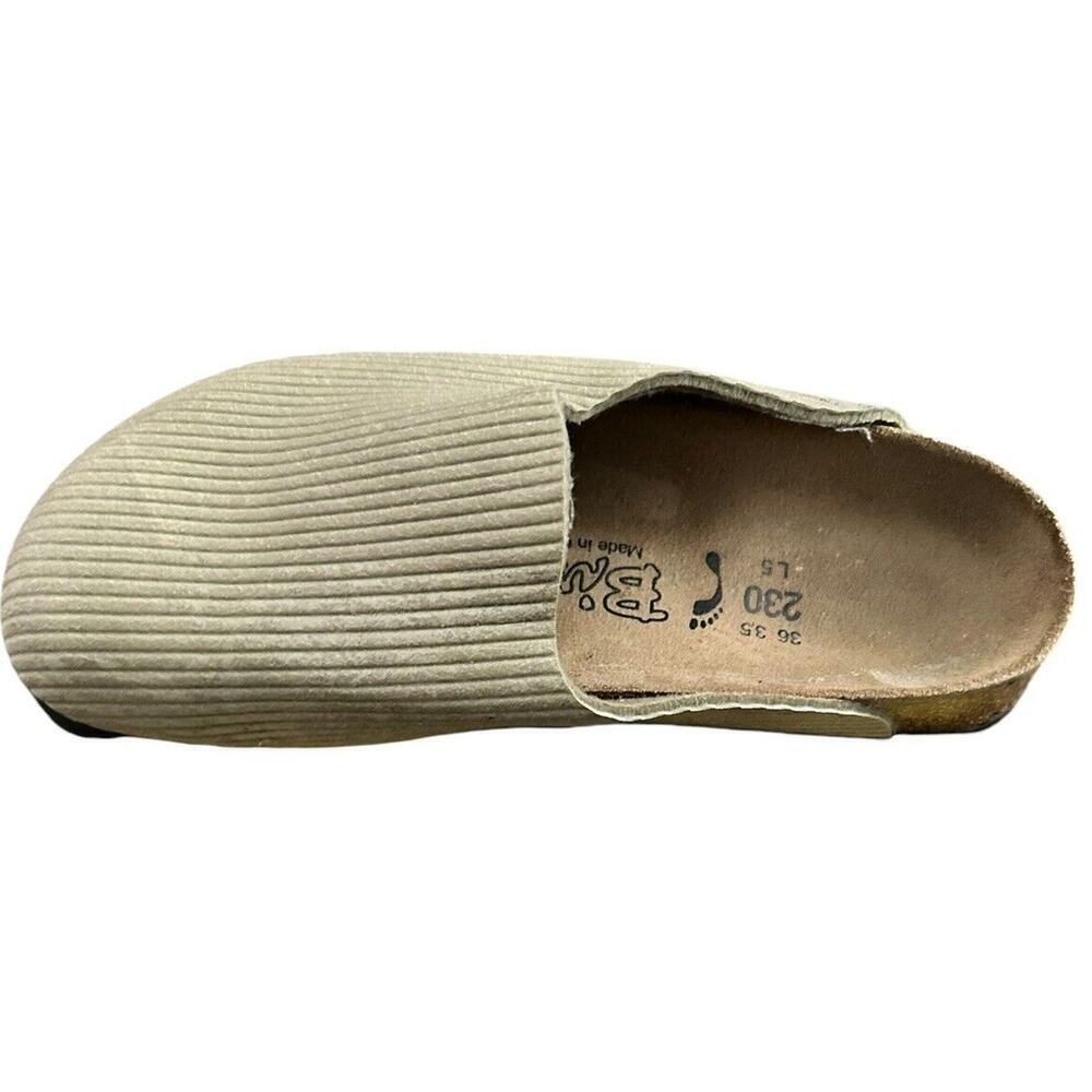 Ladies Birkenstock 230 36 L5 ribbed corduroy slides birkis - Picture 8 of 8